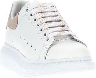 Alexander McQueen Womens Multicolor Calfskin Low Top Sneakers
