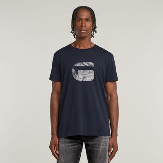 G-Star Fingerprint T-shirt - Donkerblauw - Heren