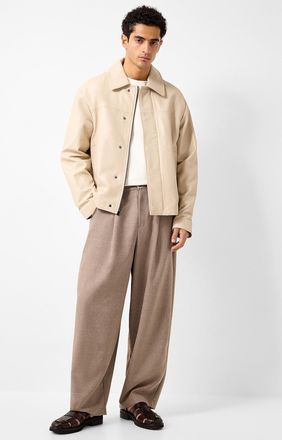 Le 31 Mens Micro-check pleated barrel pant Imported from Seoul