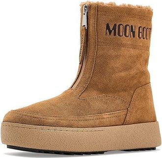Moon Boot Ltrack Lara Womens Shoes Cognac : EU 40 (US Womens 8.5) B - Medium, Leather/Suede