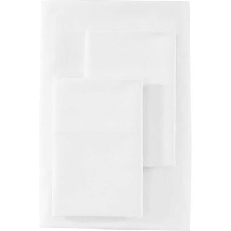 Vera Wang Sateen 1,000 Thread Count King Sheet Set in White at Nordstrom Rack