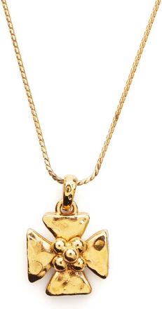 Saint Laurent Collana Flower anni 2000 - Oro