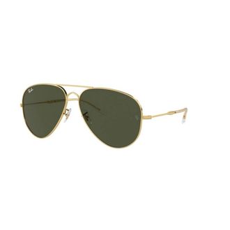 Ray-Ban Sunglasses, unisex, Yellow, Size: 58 MM Vintage Aviator Sunglasses
