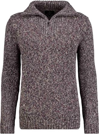 Ragman Troyer RAGMAN, Herren, Gr. 52, gemustert, 964, 100% Baumwolle, hoch geschlossener Ausschnitt, Pullover Troyer