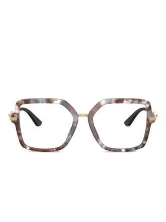 Dolce & Gabbana Eyewear DG3396 bril met geometrisch montuur - Grijs