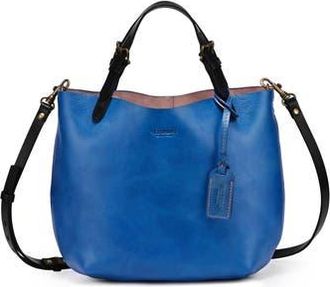 OLD TREND Dip Dye Leather Mini Tote in Sky Blue at Nordstrom Rack