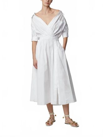 Altuzarra Lydia Dress In Optic White