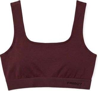 Freddy Top Sportivo Seamless con Fascia Sottoseno in costina