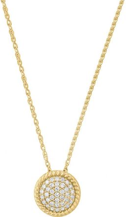 Effy Diamond Pendant Necklace in Gold at Nordstrom Rack, Size 18