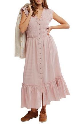 Free People Desert Dazed Sleeveless Dress in Pale Mauve at Nordstrom Rack, Size Medium
