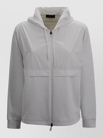 Herno double face interlock nylon hooded jacket