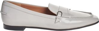 Emporio Armani Lakschoenen van lakleer - Dames - Loafers - Wit - 36 EU - Leer - Schoenen