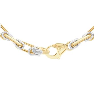 Pompeii3 Mens 14k Gold (79gram) or Platinum (148gram) 5.5mm Link Byzantine Chain Necklace 24