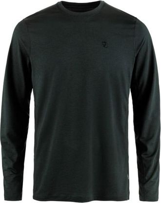 Fj&auml;llr&auml;ven Abisko Day Hike L/S Longsleeve f&uuml;r Herren | schwarz