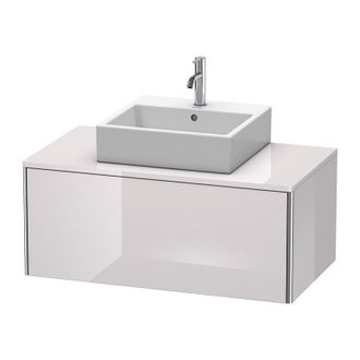 Duravit Duravit Xsquare Vanity Unit Colgado En La Pared 100.0 X 54.8 Cm, 1 Extra&iacute;ble, Color (frente/cuerpo): Laca Blanca Lila Alto Brillo - Xs490102727