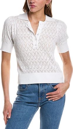 Design History Textured Polo Sweater