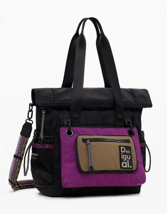 Desigual Zaino voyager multiposizione grande nero