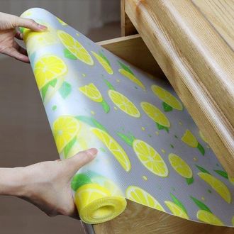 OEM Revestimiento Estantes: Revestimiento Antiadherente Armarios Cajones Impermeable Estampado, F&aacute;cil Cortar Medida (45 Cm 300, 300 Cm