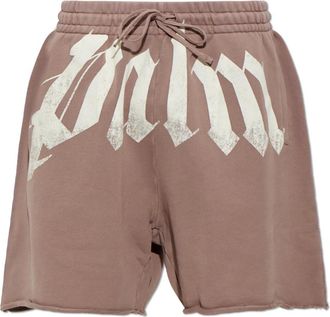 Palm Angels Pantalones Cortos de Algod&oacute;n con Efecto Vintage - Shorts - Hombre - Rosa - XS