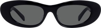 Celine Smoke Oval Ladies Sunglasses CL40310U 01A 54