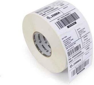 Zebra 1000d 102mm X 102mm Etiquetas T&eacute;rmicas Directas 880191-101d 700 Etiquetas/rollo 12 Rollos/caja Adhesivo Permanente Blanco