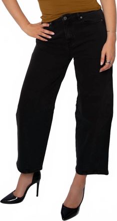 RD Style Barni Stretch Twill Barrel Pant In Black
