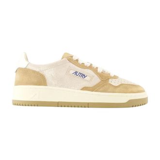 Autry Medalist Low Sneakers - Dames - Schoenen - Geel - Maat: 40 EU Katoen