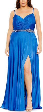 Mac Duggal Beaded A-Line Gown