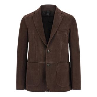 Tagliatore Heren, Jassen, Bruin, Maat: 2XL Suède