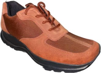 GBX Mens Lace Up Low Top Sneaker In Burnt Orange