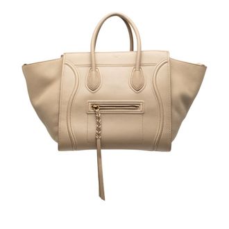 Celine Pre-owned Celine Medium Leather Luggage Phantom Tote Ladies S-PA-0183