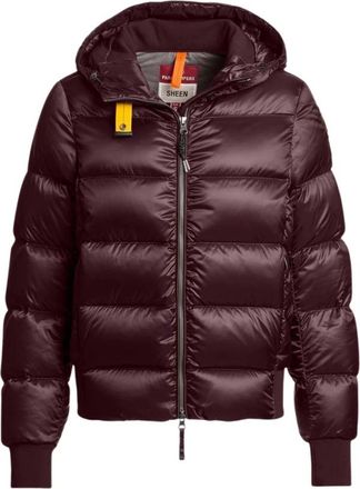 Parajumpers Mariah Hooded Down Bomber - Dames - Jassen - Rood - Maat: S Zijde