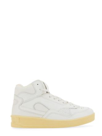 Jil Sander White Leather Sneakers