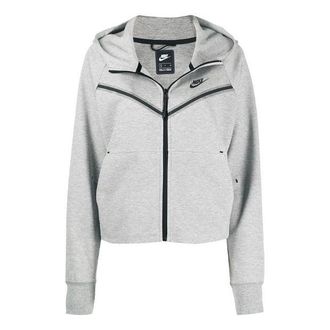 Nike (WMNS) Nike Tech Fleece Windrunner Hooded Jacket Grey Gray CW4298-063