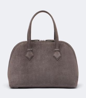 A.Emery Harnick suede top handle bag