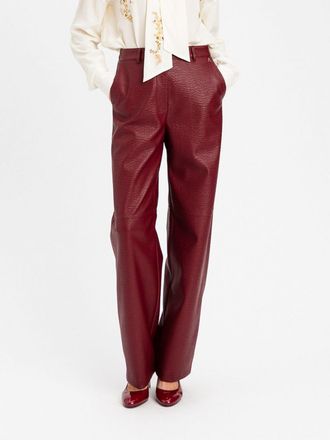 Twin-Set Pantaloni Donna colore Bordeaux