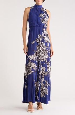 Alice & Olivia Dita Maxi Dress in Blooming Wild Indigo at Nordstrom Rack, Size 6