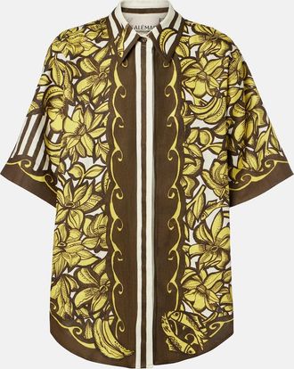 Alemais Al&eacute;mais Camisa Mona de c&aacute;&ntilde;amo floral