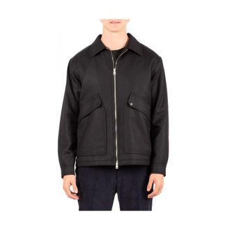 Tagliatore Adams Blouson - Heren - Zomerjassen - Zwart - L - Wol - Jassen