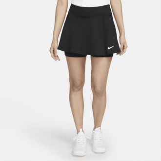 Nike Womens Court Dri-FIT Victory Flouncy Skirt in Black | DH9552-010