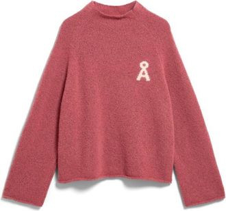 Armedangels Iconic A Monalaa Boucl&eacute; Pullover f&uuml;r Damen | rot