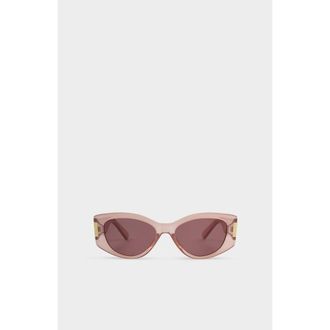 Katie Loxton Rimini Sunglasses in Pink Transparent at Nordstrom