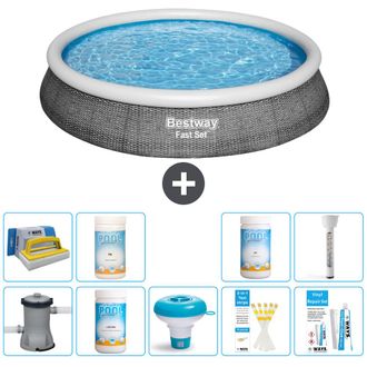 Bestway Piscina Bestway Fast Set Redonda - 396x84 Cm - 8-piezas S43334