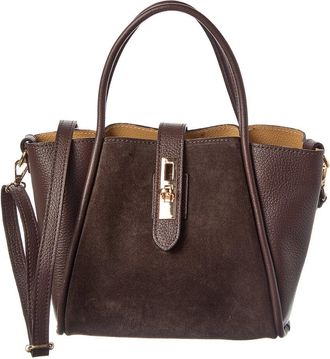 Persaman New York Tate Leather & Suede Tote