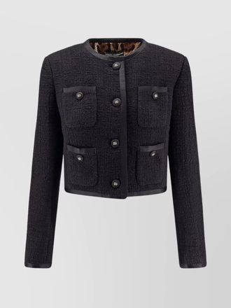 Dolce & Gabbana silk blend tweed jacket