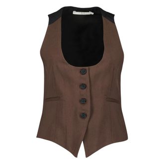 Iro Vests, female, Brown, Size: M Cala Tailored Vest