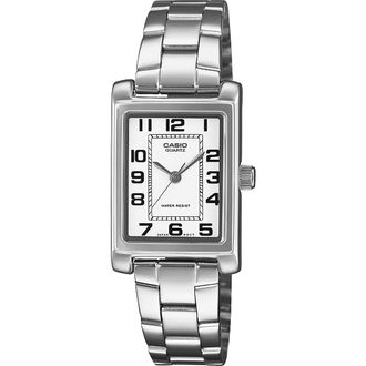 Casio Tank Bracelet Watch, 21mm x 32mm in Silver at Nordstrom