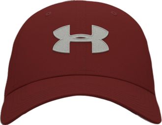 Under Armour Mens Blitzing II Stretch Fit Cap Peaked Cap, (840) Earthen Orange/White Clay, M/L