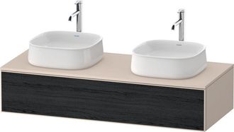 Duravit Lavabo De Consola Duravit Zencha, 1300x550mm,1 Extra&iacute;ble, 2