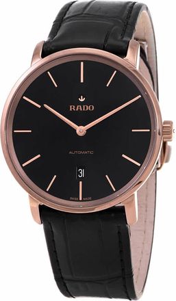Rado DiaMaster Thinline Automatic Black Dial Mens Watch R14068166